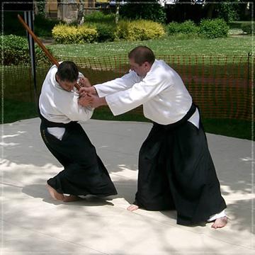 Members practising at a national course.