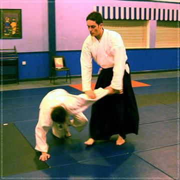 Throw demonstrated during a class.